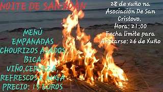 Fechas, información, programa, cartel, imágenes, mapa y ubicación de San Xoán de San Cristobo  en  Paderne de Allariz