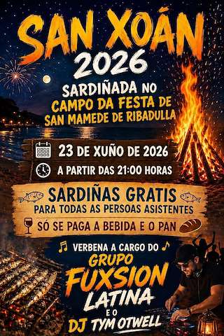 Fechas, información, programa, cartel, imágenes, mapa y ubicación de San Xoán de San Mamede de Ribadulla (2026)  en  Vedra
