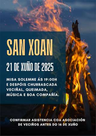 Fechas, información, programa, cartel, imágenes, mapa y ubicación de San Xoán de San Mamede dos Anxos  en  Lugo