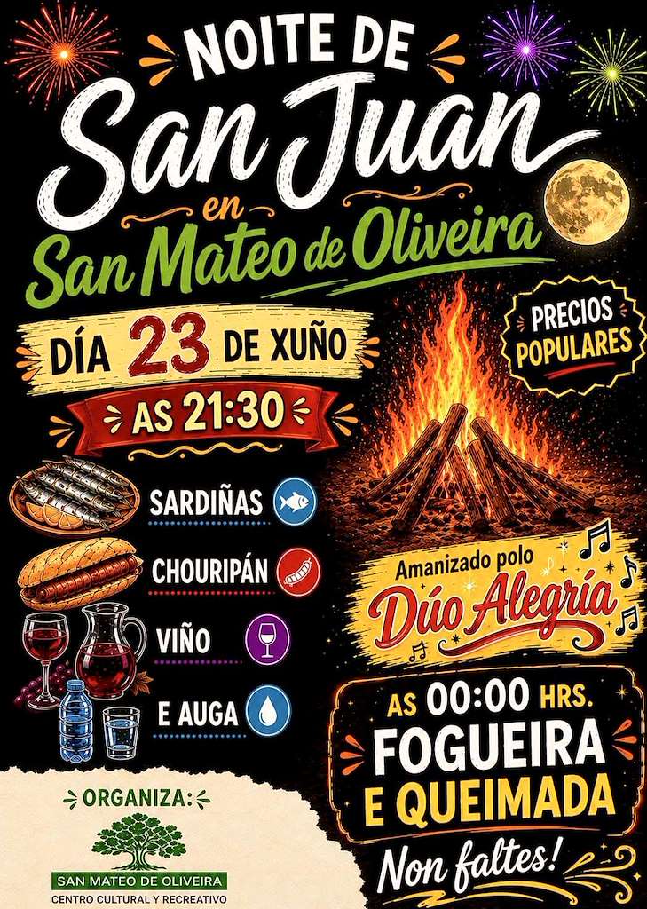 San Xoán de San Mateo de Oliveira (2026) en Ponteareas