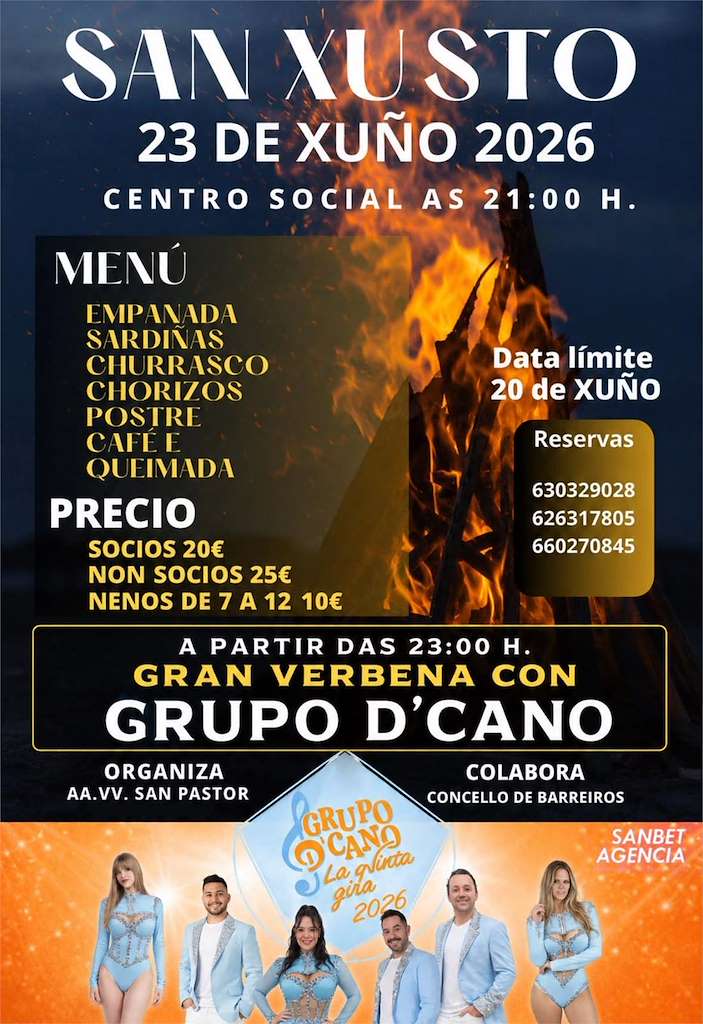 San Xoán de San Xusto (2026) en Barreiros