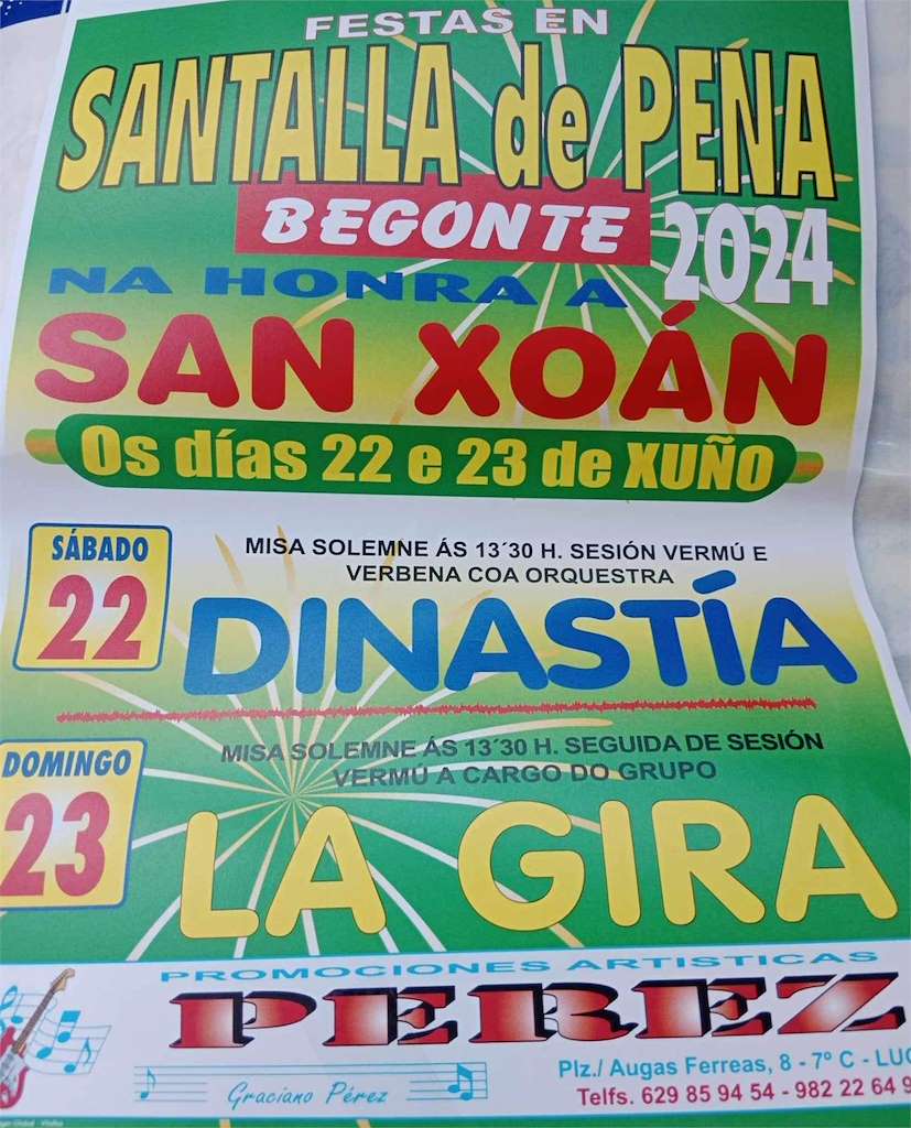 San Xoán de Santalla de Pena en Begonte