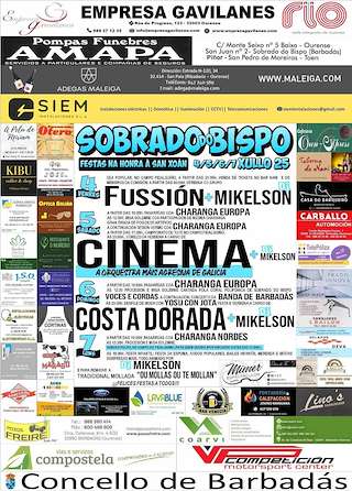 Fechas, información, programa, cartel, imágenes, mapa y ubicación de San Xoán de Sobrado do Bispo  en  Barbadás