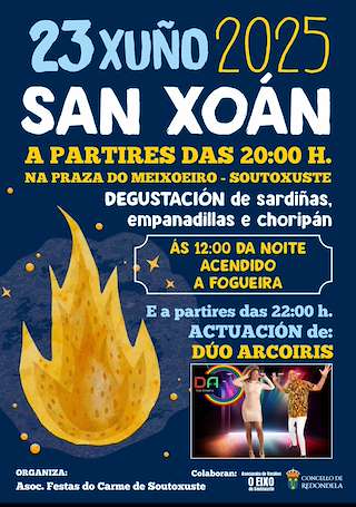 Fechas, información, programa, cartel, imágenes, mapa y ubicación de San Xoán de Soutoxuste  en  Redondela
