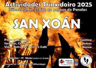 Fechas, información, programa, cartel, imágenes, mapa y ubicación de San Xoán de Trinxidoiro  en  Teo