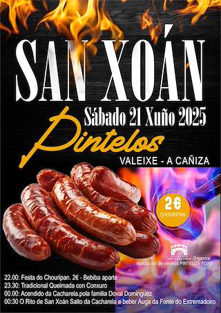 Fechas, información, programa, cartel, imágenes, mapa y ubicación de San Xoán de Valeixe  en  A Caniza