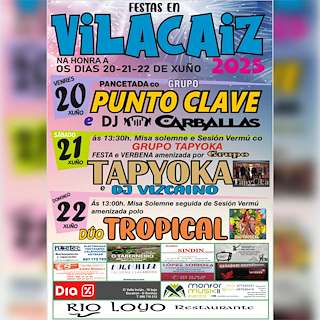 Fechas, información, programa, cartel, imágenes, mapa y ubicación de San Xoán de Vilacaíz   en  O Saviñao