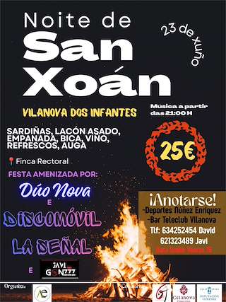 Fechas, información, programa, cartel, imágenes, mapa y ubicación de San Xoán de Vilanova dos Infantes (2026)  en  Celanova