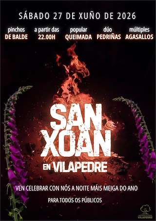 Fechas, información, programa, cartel, imágenes, mapa y ubicación de San Xoán de Vilapedre (2026)  en  Vilalba