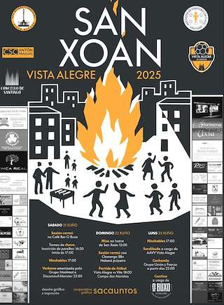 Fechas, información, programa, cartel, imágenes, mapa y ubicación de San Xoán de Vista Alegre  en  Santiago de Compostela