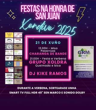 Fechas, información, programa, cartel, imágenes, mapa y ubicación de San Xoán de Xendive (2026)  en  Lobios