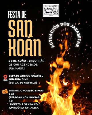 Fechas, información, programa, cartel, imágenes, mapa y ubicación de San Xoán de Xuvia  en  Narón