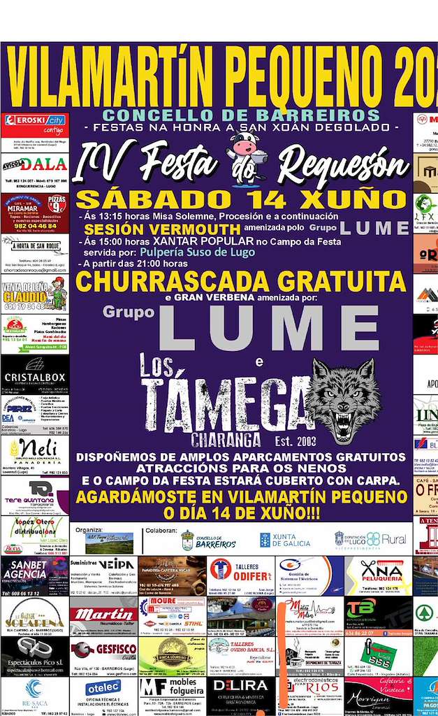 San Xoán Degolado en Vilamartín Pequeno en Barreiros