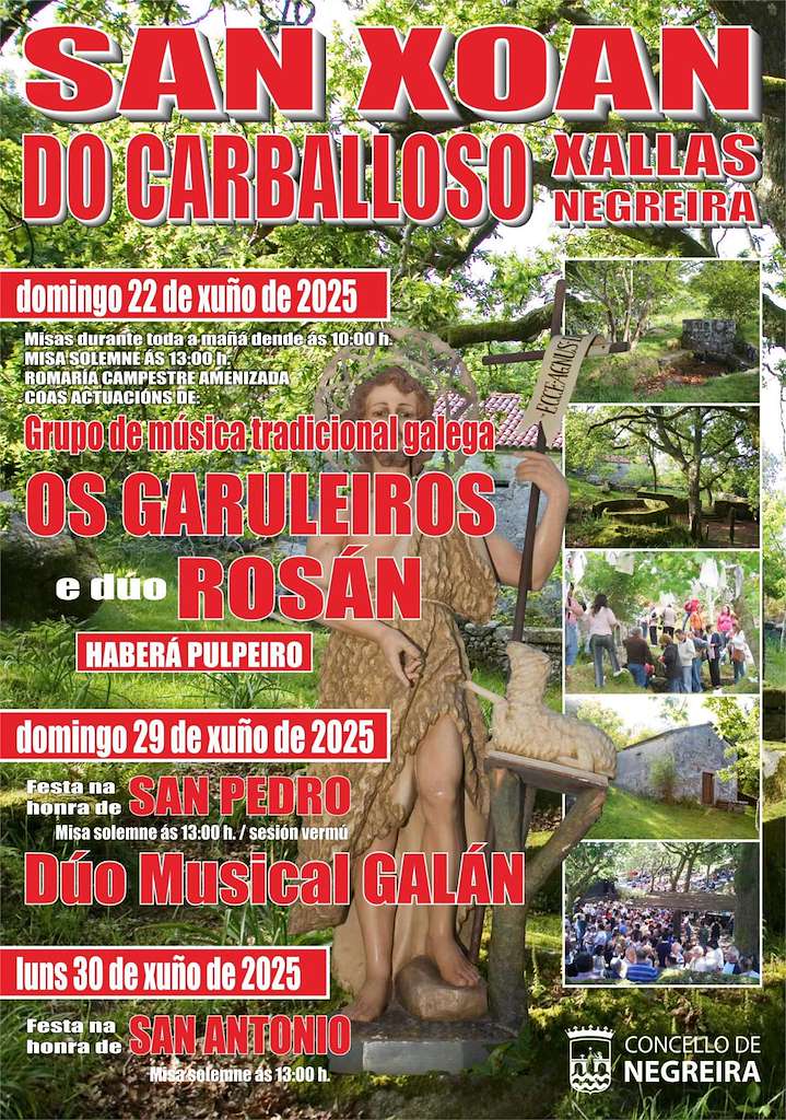 San Xoán do Carballoso en Negreira