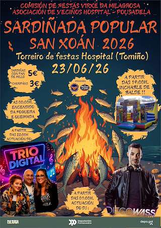 Fechas, información, programa, cartel, imágenes, mapa y ubicación de San Xoán do Hospital (2026)  en  Tomiño
