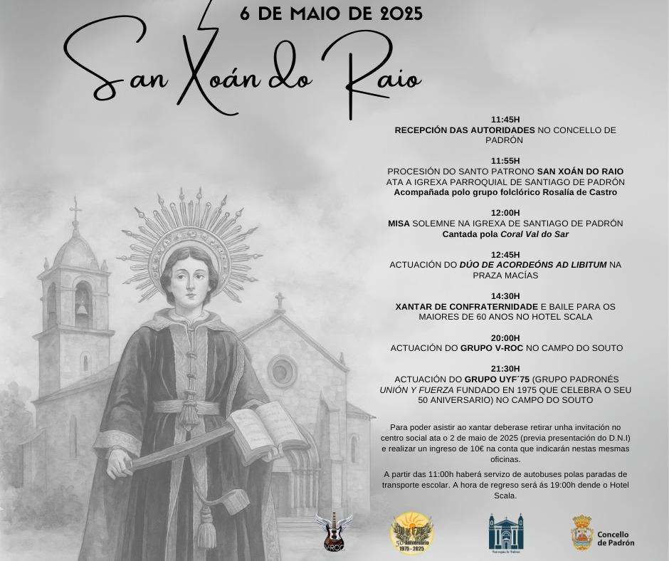 San Xoán do Raio - XXXIII Festa Institucional da 3ª Idade (2025) en Padrón