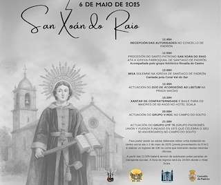 Fechas, información, programa, cartel, imágenes, mapa y ubicación de San Xoán do Raio - XXXIII Festa Institucional da 3ª Idade (2026)  en  Padrón