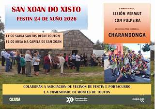 Fechas, información, programa, cartel, imágenes, mapa y ubicación de San Xoán do Xisto (2026)  en  Nigrán