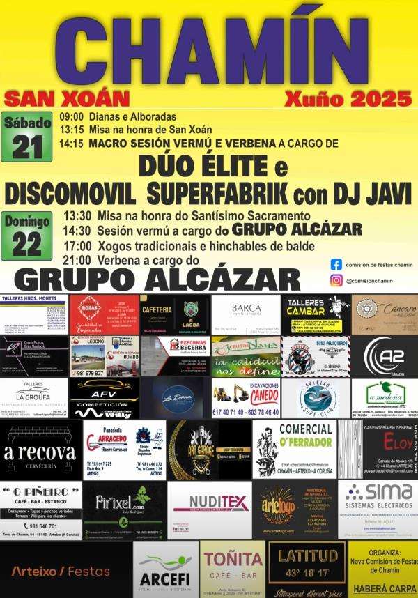 San Xoán e Santísimo Sacramento de Chamín (2025) en Arteixo