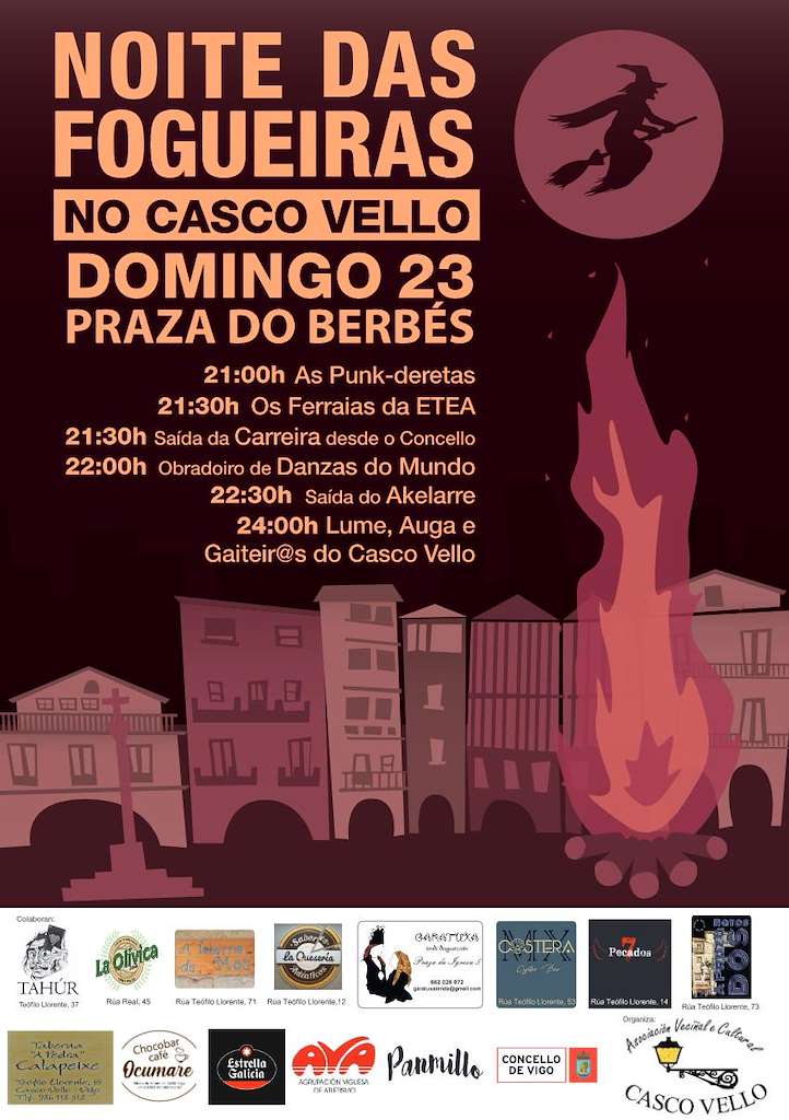 San Xoán - Noite das Fogueiras do Berbés en Vigo