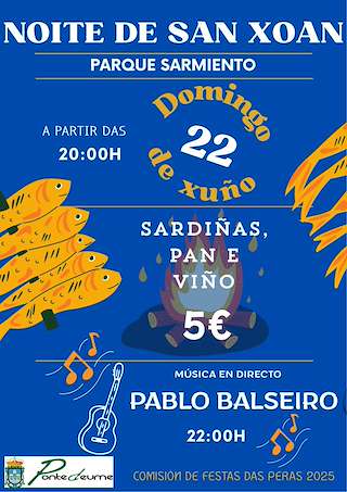 Fechas, información, programa, cartel, imágenes, mapa y ubicación de San Xoán  en  Pontedeume