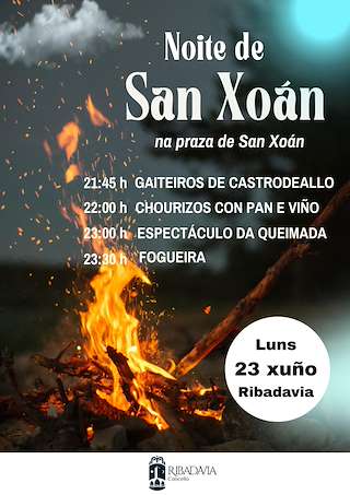 Fechas, información, programa, cartel, imágenes, mapa y ubicación de San Xoán  en  Ribadavia