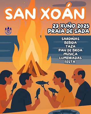 Fechas, información, programa, cartel, imágenes, mapa y ubicación de San Xoán  en  Sada