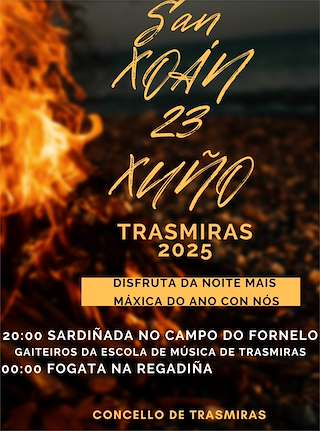 Fechas, información, programa, cartel, imágenes, mapa y ubicación de San Xoán  en  Trasmirás