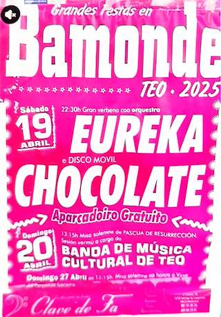 Fechas, información, programa, cartel, imágenes, mapa y ubicación de San Xorxe de Bamonde  en  Teo