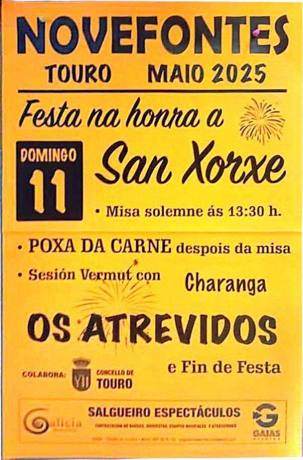 San Xorxe de Novefontes  en Touro