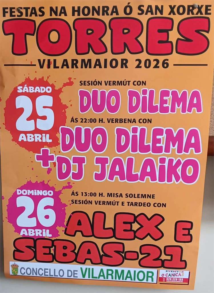 San Xorxe de Torres (2026) en Vilarmaior