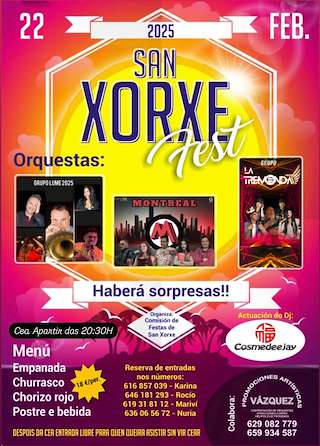 Fechas, información, programa, cartel, imágenes, mapa y ubicación de San Xorxe Fest   en  Lourenzá