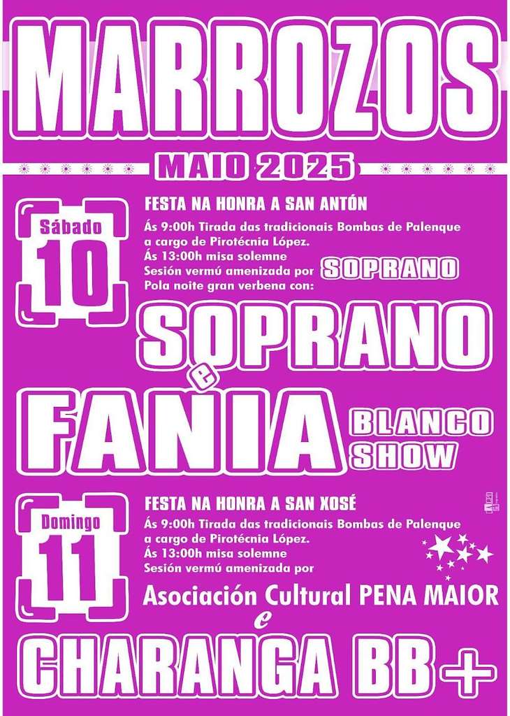 San Xosé e San Antón de Marrozos (2025) en Santiago de Compostela