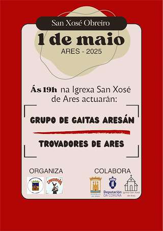 Fechas, información, programa, cartel, imágenes, mapa y ubicación de San Xosé Obreiro  en  Ares
