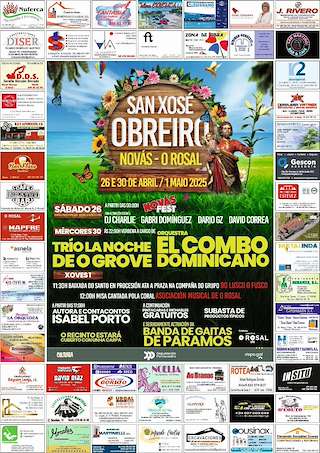 Fechas, información, programa, cartel, imágenes, mapa y ubicación de San Xosé Obreiro de Novás   en  O Rosal