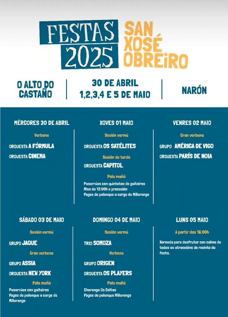 San Xosé Obreiro de O Alto do Castiñeiro (2025) en Narón