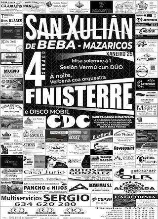 Fechas, información, programa, cartel, imágenes, mapa y ubicación de San Xulián de Beba  en  Mazaricos