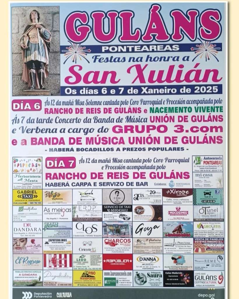 San Xulián de Guláns  en Ponteareas