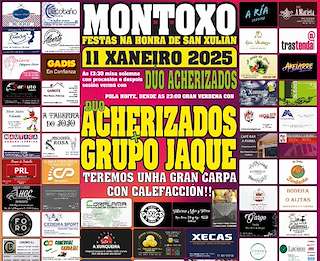 Fechas, información, programa, cartel, imágenes, mapa y ubicación de San Xulián de Montoxo   en  Cedeira