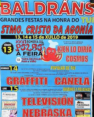 Santísimo Cristo da Agonía de Baldráns - XXXII Romería do Polbo á Feira en Tui