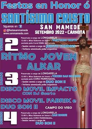 Santísimo Cristo de San Mamede en Carnota
