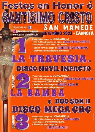 Santísimo Cristo de San Mamede en Carnota