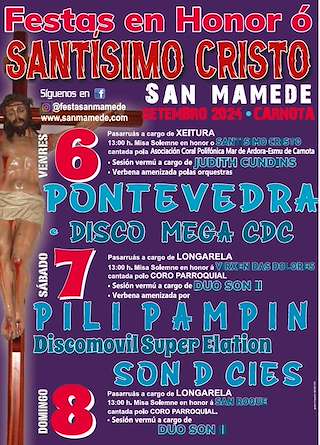 Santísimo Cristo de San Mamede en Carnota