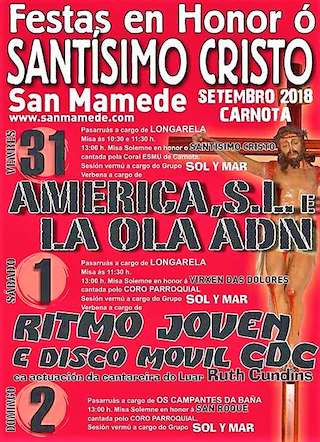 Santísimo Cristo de San Mamede en Carnota