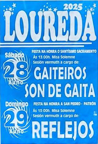Santísimo Sacramento e San Pedro de Loureda (2026) en Boqueixón