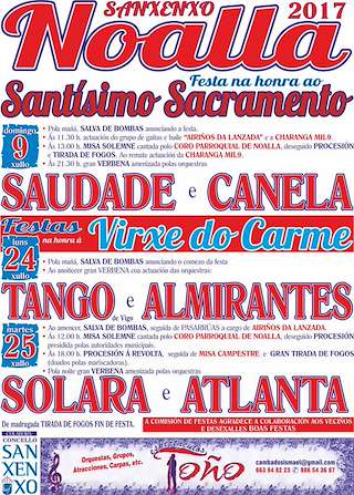 Virxe do Carme de Noalla en Sanxenxo