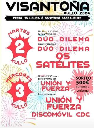 Santísimo Sacramento e Virxe do Carme de Visantoña en Mesía