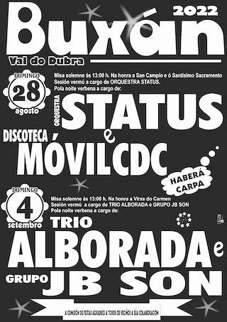 Santísimo Sacramento e San Campio de Buxán en Val do Dubra