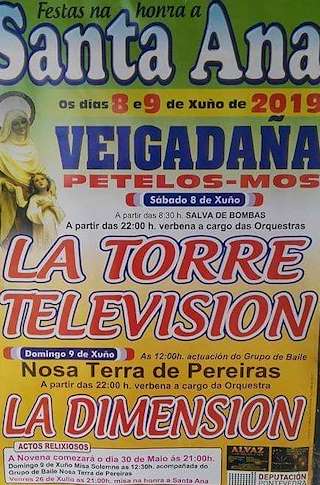 Santa Ana de Veigadaña en Mos