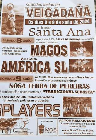 Santa Ana de Veigadaña en Mos